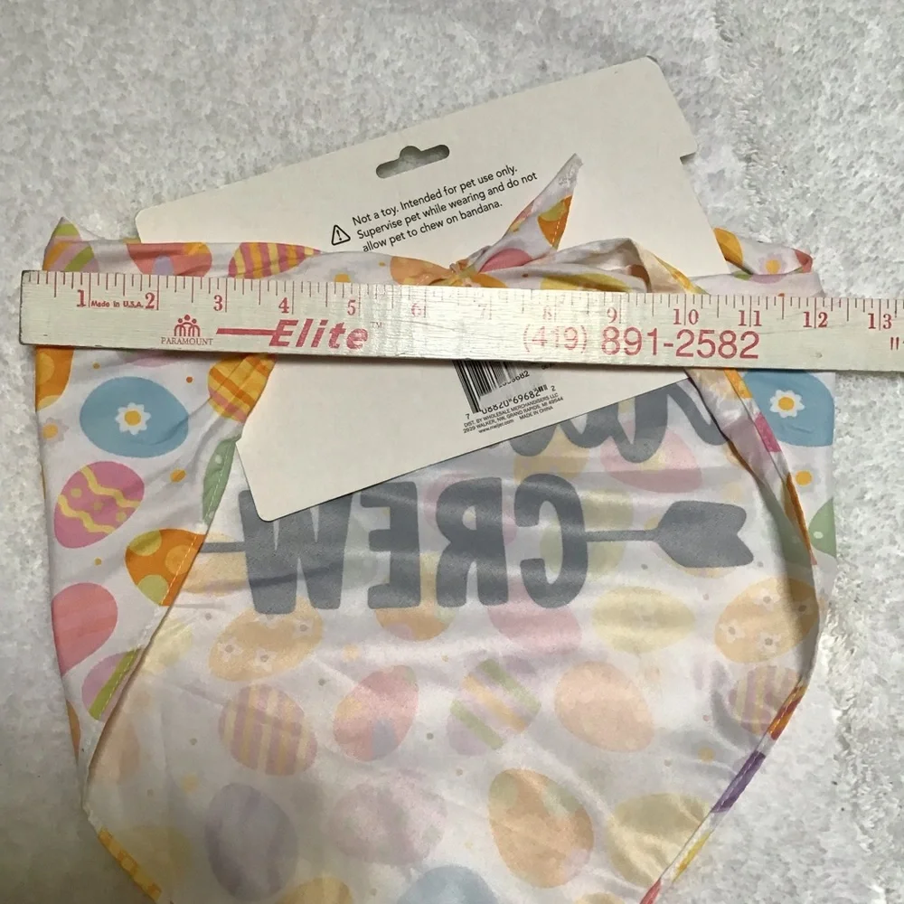 Hunting Crew‎ Easter Egg Pet Scarf Kerchief NWT